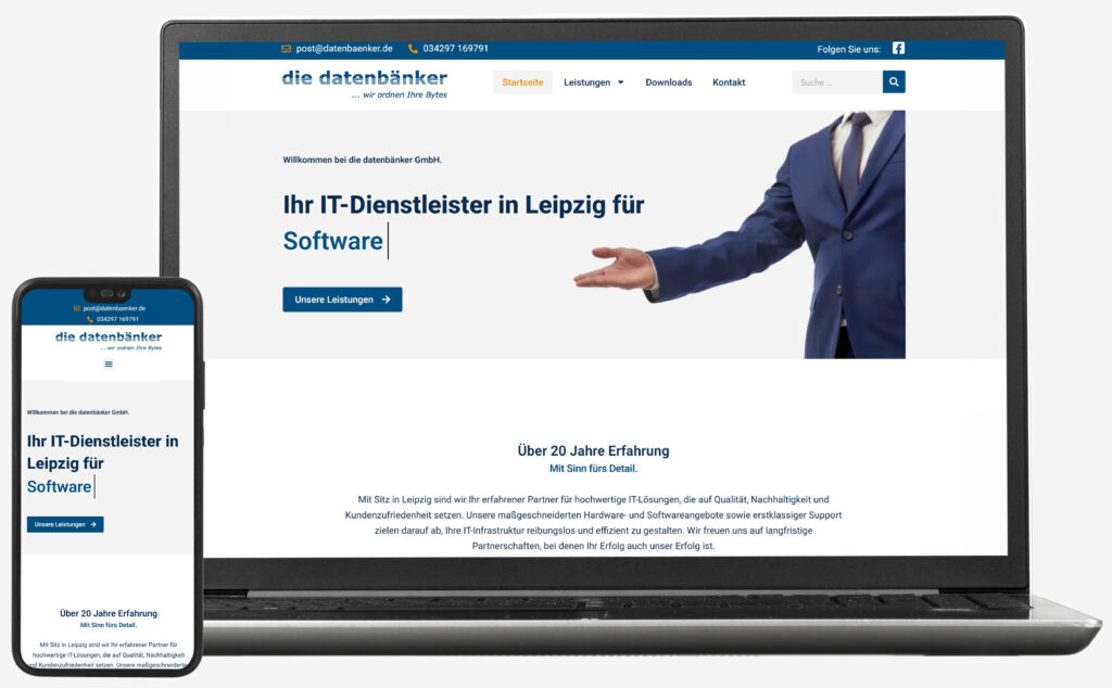 die datenbänker GmbH Referenz von DK Gestaltung