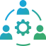 Microsoft 365 und kooperative Arbeiten im Team mit Teamsoftware icon