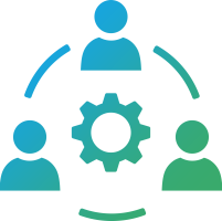 Microsoft 365 und kooperative Arbeiten im Team mit Teamsoftware icon
